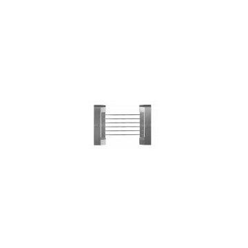 Indoor 180 Angle Two-way Direction Manual Swing Gate with 304# Stainless Steel Plate