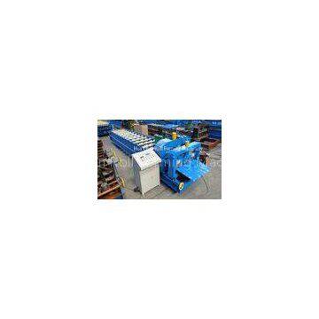 Arc Glazed Corrugated Roof Tile Roll Forming Machine 0.3mm - 0.6mm 4m/Min