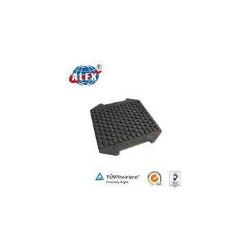 Railway rubber rail mat