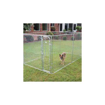 Chain Link Pet Enclosure Dog Kennel