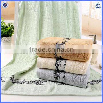 wholesale stock bamboo fiber ribbed bamboo towel sets