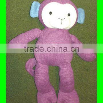 LE B33 Love guy plush 12 inch knitting monkey stuffed toy