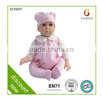 22 inch silicone baby reborn dolls for sale/naked reborn baby doll/crawling baby dolls