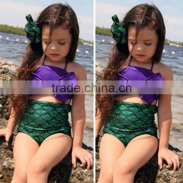 2017 newest Little Mermaid Outfit Bikini Swimwear for Lovely Baby Girls