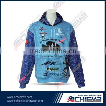 Fashion Custom hooded sweatshir Hoody zip up hoodie jacket