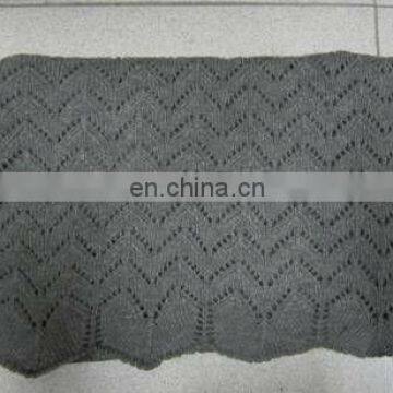 newest design hot popular elegant warm soft knit jacquard blanket