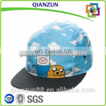 Adventure Time Finn Jake Cloud Blue 5 Panel Hat Cap and Hat