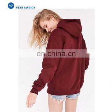 2017 Customized Personalization Women Kangaroo Pocket Mini Embroidery Logo Hoodies