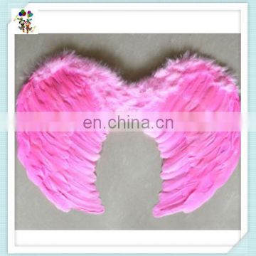 Adult Party Costume Cheap Pink Feather Angel Wings HPC-0896