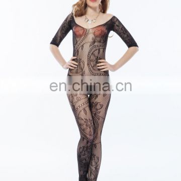 Hottest sale sexy design open crotch bodystocking lingerie