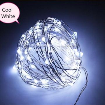 flexible LED copper wire light, Christmas holiday decorative rope lighting, waterproof party RGB lights