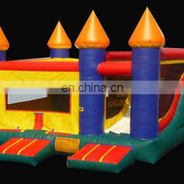 inflatable combo moonwalk/castle inflate combo