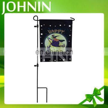 Hot selling customized size and design print family outdoor halloween garden flag