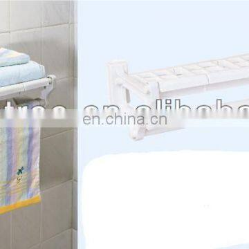 Bathroom plastic cloth rack