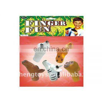 Ready Salable Bubber Wild animal finger Puttet HC77181