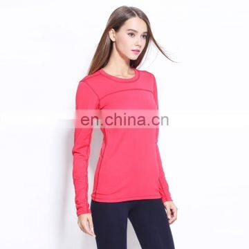 Various sizes Long Sleeve Women Sports Yoga Running T shirts