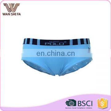 Blue hip up hot sale high elasticity seamless nylon fashion ladys panty