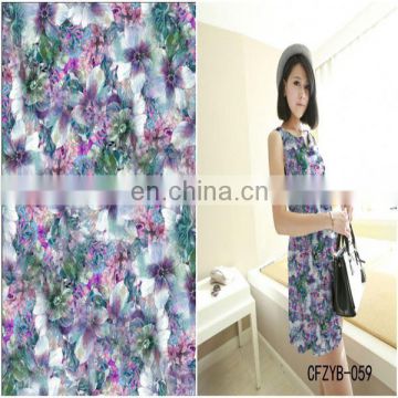 Elastic warp knit polyester fabric jacquard