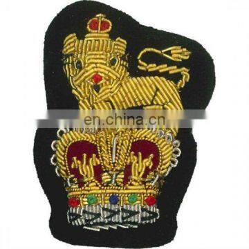 Custom Golden Lion Cap Badge | High quality officers cap badge | Customized Cap Badge | Lion with Crown Cap Badge