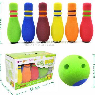 Professional NBR Foam 6 Pin Bowling Set For Kids 200mm*68mm