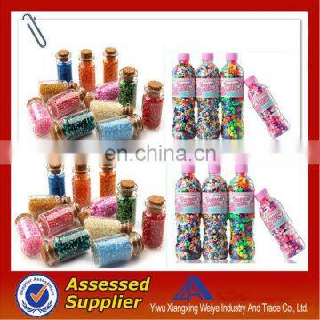 2014 new products funny 2.6 mm 3 mm 5 mm perler beads as children gifts