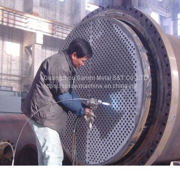 coating repairing arc spray coating  equipment, zinc aluminum copper wire arc coating repairing machine, arc spray gun