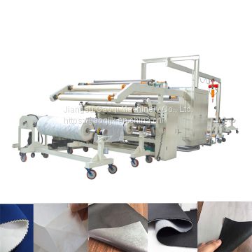 PUR hot melt adhesive laminating machine for fabric flim