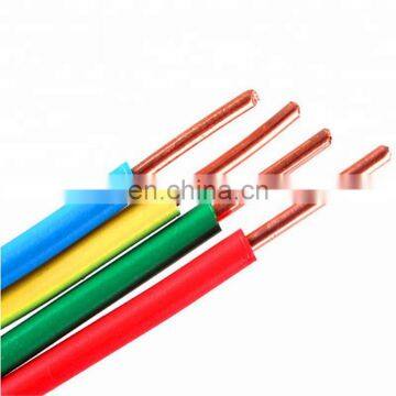 PVC Insulated Single Core Copper Electric Cable
