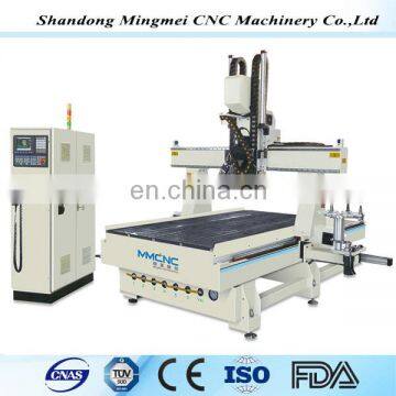 4 axis atc cnc router with rotary for sculpting