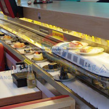 Sushi train food delivery system conveyor belt Sushi facotory- michaeldeng@gdyuyang.com