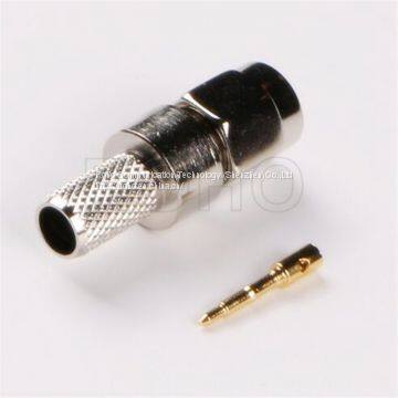 RF Coaxial Male Crimp RP-SMA Connector for LMR200 Cable