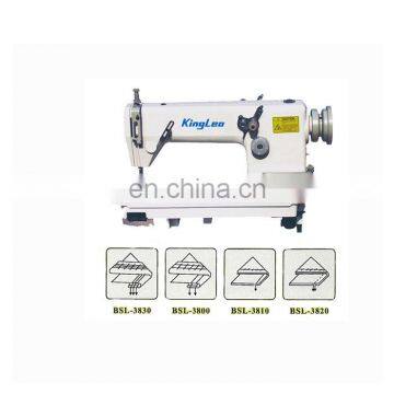 Single needle lockstitch sewing machine with edge-trimmer