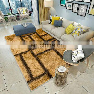 Home decoration household modern living room shaggy rug carpet tiles