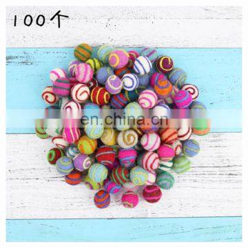 new design 2020 wool felt balls 20cmm