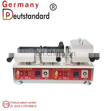 Commercial Fish Cake Waffle Maker Automatic Taiyaki Machine Electric Open Mouth Taiyaki Pan Machine photo-4