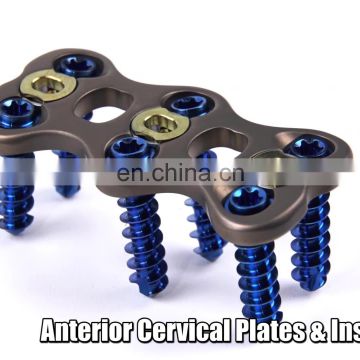 Orthopedic Surgical Instruments Spinal Anterior Cervical Plate System Instrument Set for Cervical Surgery Spine