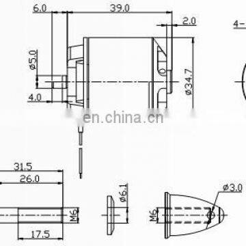 D3542 Bypass Brushless Motor Four-axis Six-axis Eight-axis Multi-rotor Motor Self-locking Brushless Motor photo-2