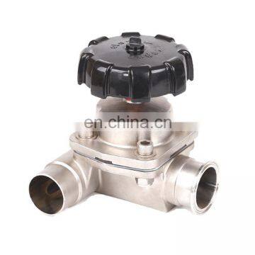 SS316 Sanitary Zero Dead Leg T Type Diaphragm Valve for Pharmaceutics photo-5