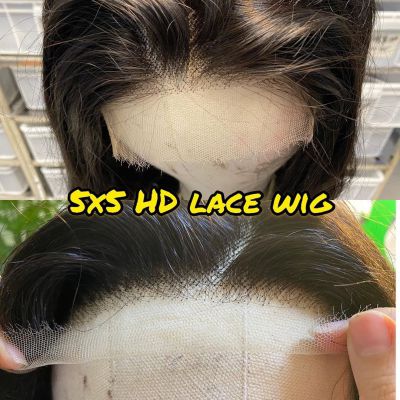 KHH hd lace front human hair wigs for black women indian hair transparent lace wig