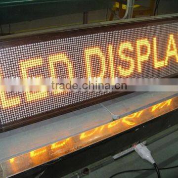 P4.75 matrix led car window message display sign from liyi