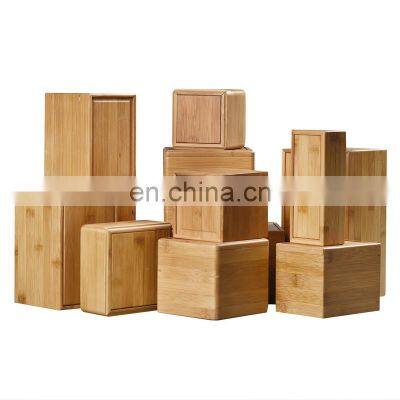 odm custom made luxury gift birch pine bamboo solid wood box jewellery or trinket storage box