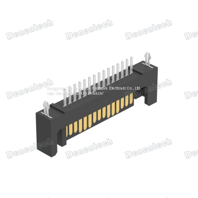 Denentech SATA 15P Male Straight Dip With Harpoon Connector photo-2