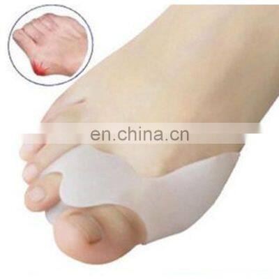1Pair Genuine Hallux Valgus Bicyclic Bone Thumb Orthotics Orthopedic Correct Silicone Foot Big Toe Separator Finger Pedicure