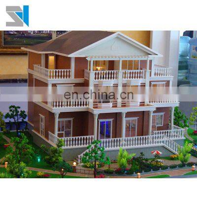 Architecture design of house , 3d visualization miniature building model