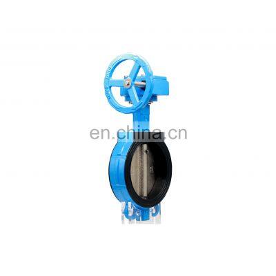 Professional Manufacture Worm Gear Type Wafer Butterfly Valves Price