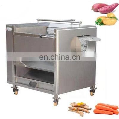 2021 GRANDE Superior Quality Cassava Brush Roller Type Washer and Peeler Equipment Potato/Carrot Washing Peeling Machine