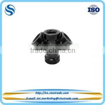 ASME B16.12 cast iron drainage 45 degree y branch pipe fitting double lateral tee