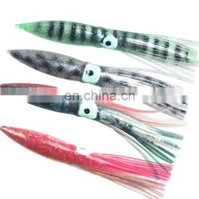 11cm 5g  Soft Octopus Fishing Lures For Jigs Mixed Color  Octopus Skirts Artificial Jigging Bait Squid Skirt Octopus