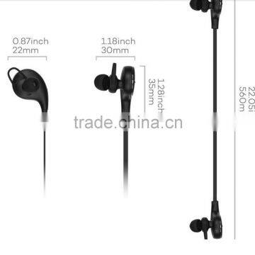 Sweatproof In-Ear Noise Cancelling Wholesale Bluetooth Headphone Qy8 V4.1 With Hand-free Sport Wireless photo-4