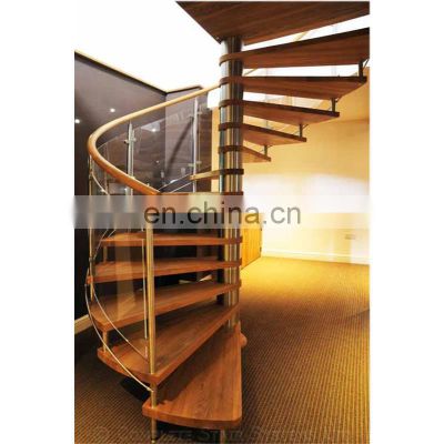 Customized wrought iron spiral staircases